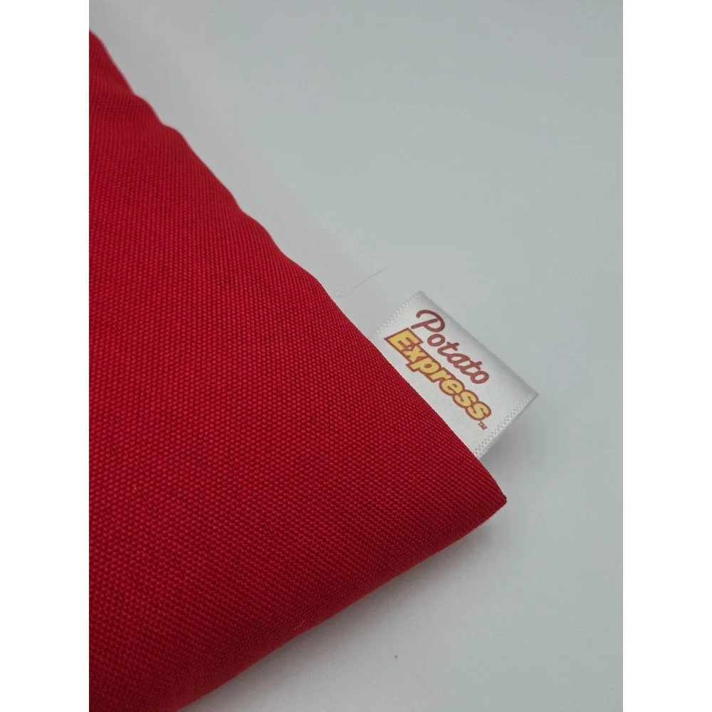 Potato Express Microwave Potato Cooker Red Reusable Pouch with Recipe Guide